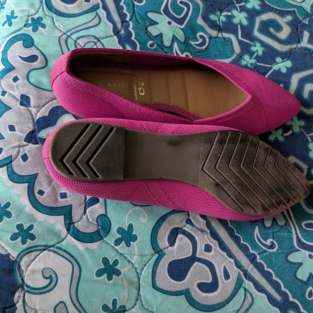 Kelly & Katie Fuchsia Flats - Picture 3 of 3